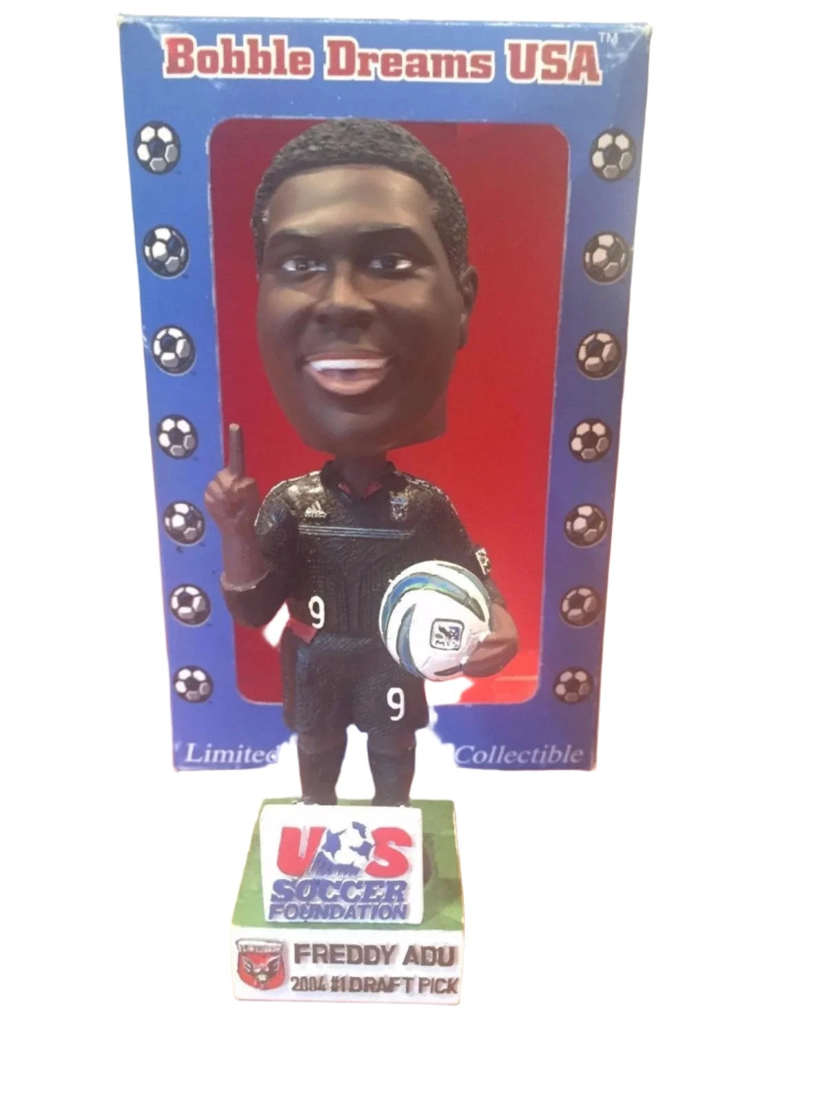 Freddy Adu 2004 DC United MLS #1 Draft Pick Bobblehead by Bobble Dreams USA