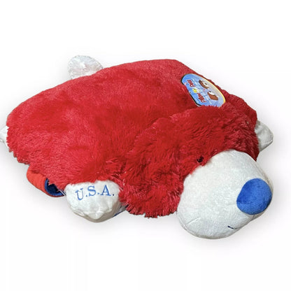 Limited Edition Pillow Pets Plush Animal Dog USA Patriotic