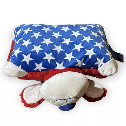 Limited Edition Pillow Pets Plush Animal Dog USA Patriotic