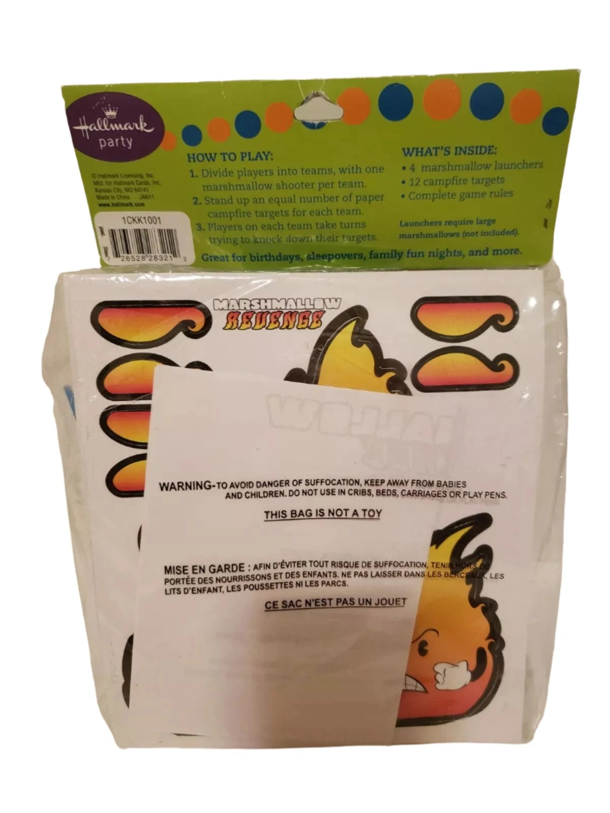 Hallmark Party Marshmallow Launcher Target Game