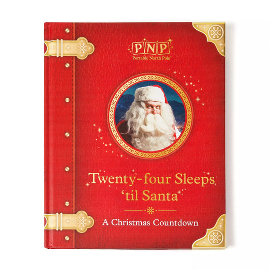 Portable North Pole 24 Sleeps Until Santa Christmas Storybook