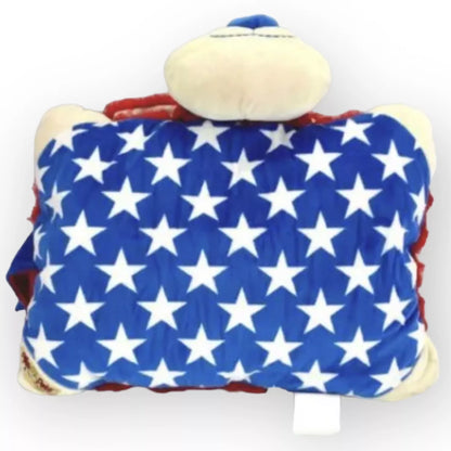 Limited Edition Pillow Pets Plush Animal Dog USA Patriotic