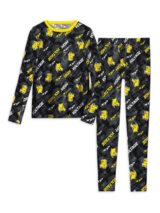 Pokemon Boys Thermal Set, Sizes S-L