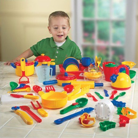 Learning Resources Pretend and Play Kitchen Set, Ages 3+