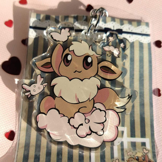 Pokemon Keychain - Eevee Cloud