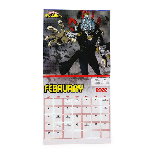 my hero academia™ 16-month 2022 wall calendar