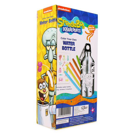 draw your own spongebob squarepants™ water bottle activity kit