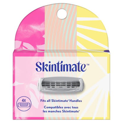 Skintimate 4-Blade Women's Razor Refill, 4 Ct