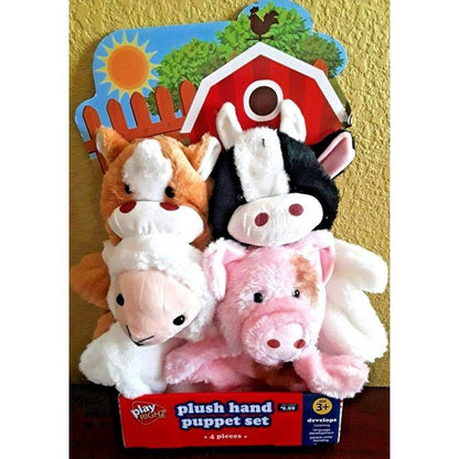 Play Right Plush Hand Puppets Barnyard Friends New 2019 Set of 4