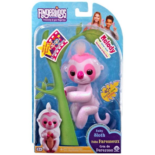 Fingerlings Baby Sloth Melody Figure