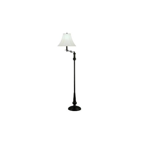 Portfolio 61" Bronze Floor Lamp with Ivory Shade 17803-000