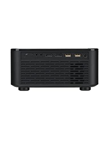 Onn 720p LCD Home Theater Projector Black 1280 x 720 Resolution Aspect ratio: 16:9, 4:3 Project up to 150 inches - 100020900