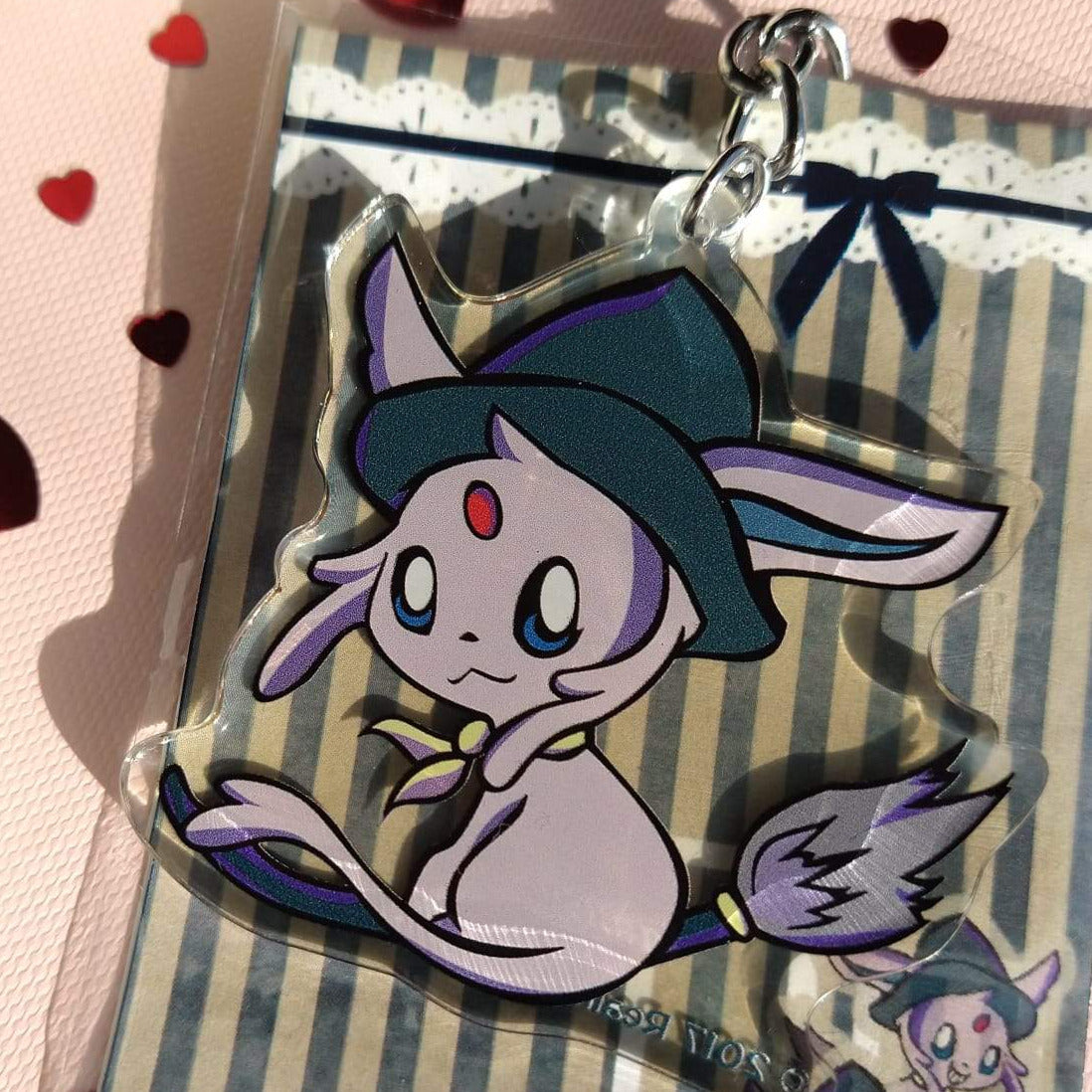 Pokemon Keychain - Espeon Cloud