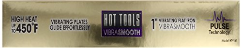 Hot Tools HTV1B1 Vibrasmooth Flat Iron, Black