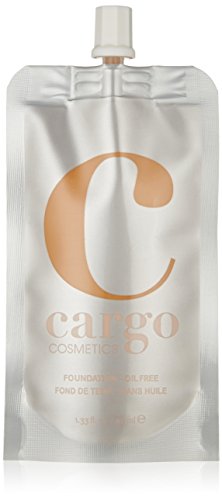 Cargo Cosmetics Oil-free Longwear Foundation, Medium to Full Natural Coverage Liquid Foundation, F-50