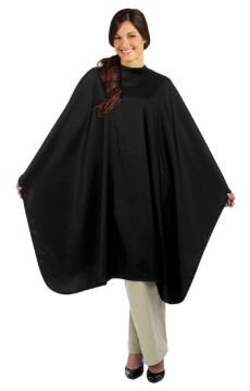 Betty Dain Shimmer Styling Cape, Black, 54" X 62"