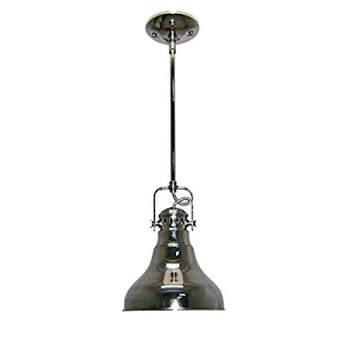 allen roth 8-1/10"W Nickel Mini Pendant Light CPM150LPN