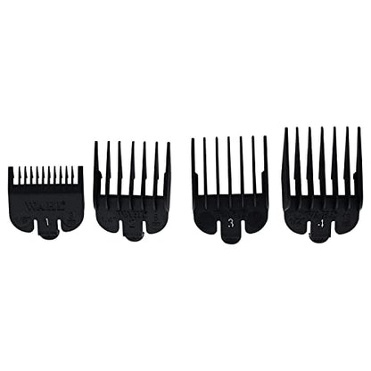 Wahl Professional - Clipper Guide Set #3160-100 - 4 Pack (Cutting Lengths from 1/8" to 1/2") - Great for Professional Stylists and Barbers