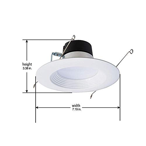 HALO LT560WH6935R Recessed LED Ceiling Troffer, 5 inch and 6 inch, 3500K Neutral