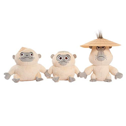 Disney Raya and the Last Dragon Chattering Ongis Plush, 3-piece set, connecting stuffed animals with sound, by Just Play