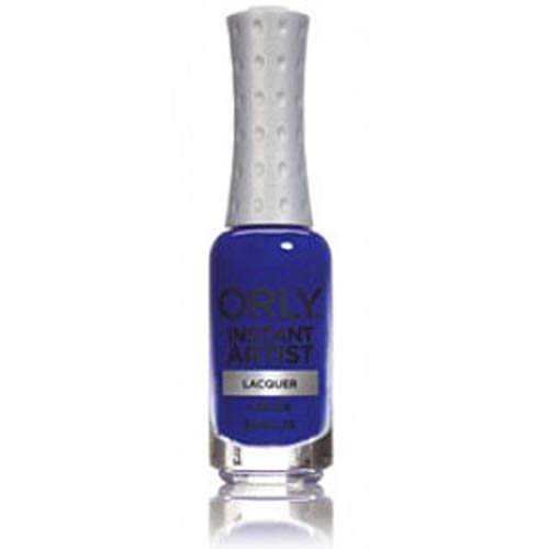 Orly Instant Artist Lacquer Based Nail Lacquer, True Blue, 0.3 Fluid Ounce