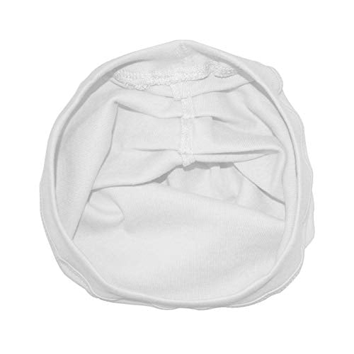 Betty Dain Stretch Terry Cloth Turban, White