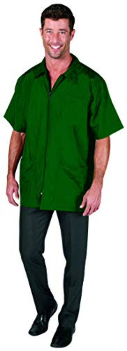 Betty Dain Nylon Barber Jacket, Green, 5XL