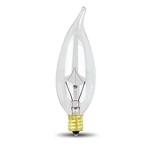 Feit Electric 40CFC 40-Watt Incandescent Flame Tip Bulb