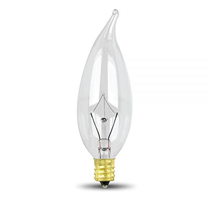 Feit Electric 40CFC 40-Watt Incandescent Flame Tip Bulb