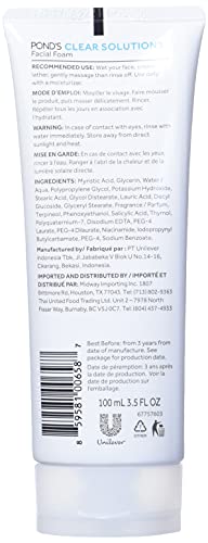 POND'S Clear Solution Foaming Face Wash- 3.5 FL OZ