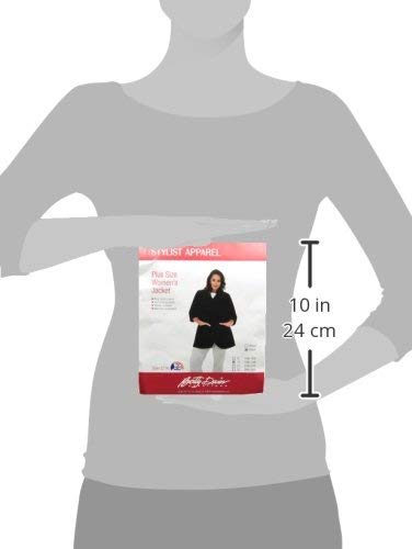 Salon Stylist Jacket, Cut for Curves, Three-quarter Length Sleeves