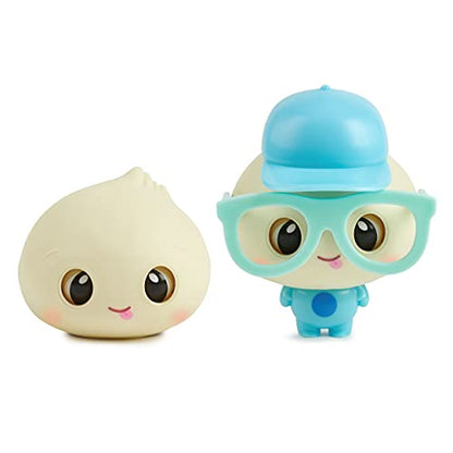 My Squishy Little Dumplings – Interactive Doll Collectible With Accessories – Dot (Blue)