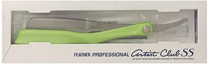 Feather Artist Club Lime SS Folding Handle Razor