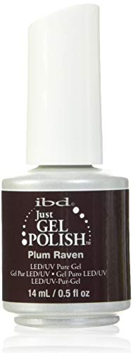 IBD Just Gel Nail Polish, Plum Raven, 0.5 Fluid Ounce