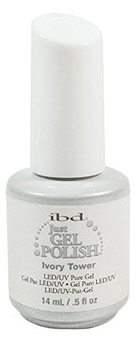 IBD Just Gel Nail Polish, Ivory Tower, 0.5 Fluid Ounce