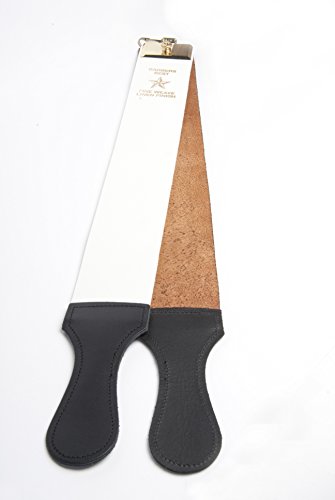 Fromm Razor Strop Blade Sharpener, Top Grain Cowhide, 2.5 x 23 Inch, Brown, IRS127