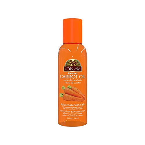 Okay | Blended Carrot Oil | For Hair, Skin and Nails | 2 Ounce