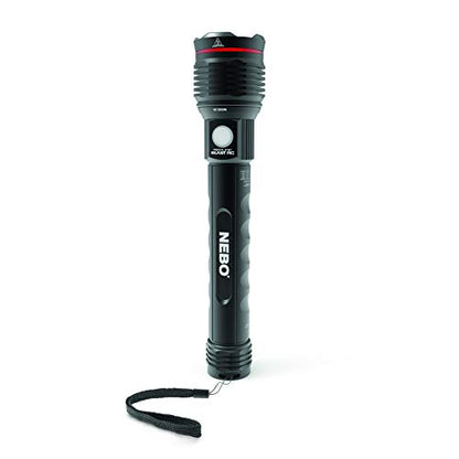 NEBO 3200-Lumen LED Rechargeable Flashlight: 4x zoom, 4 modes, waterproof, Impact resistant, power bank - Redline Blast RC 6697