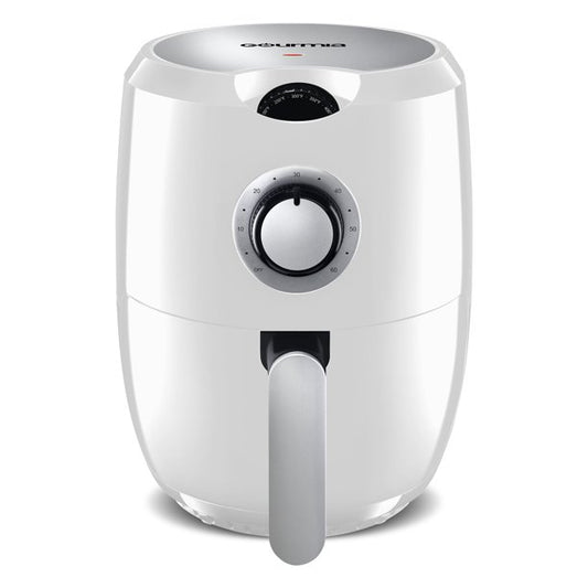 Gourmia 2.2 QT Air Fryer with Dishwasher Safe Basket & Crisper Tray, White