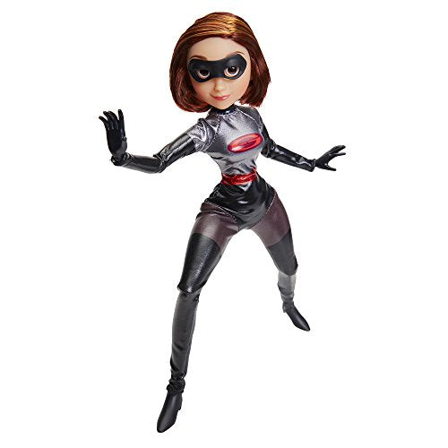 The Incredibles 2 Elastigirl Action Figure 11” Articulated Doll in Deluxe Silver Costume and Mask