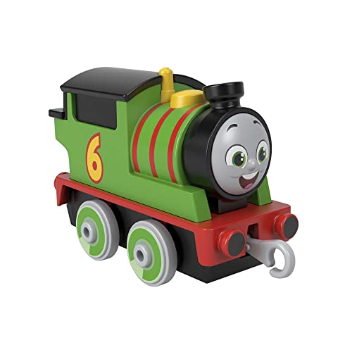 Thomas & Friends Fisher-Price Percy die-cast Push-Along Toy Train Engine for Preschool Kids Ages 3+