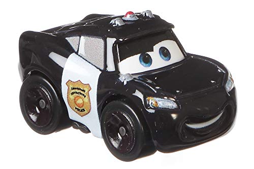 Disney Cars Mini Racers Sheriff Deputies Series 3-Pack Officer Lightning McQueen, APB, and Sheriff