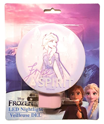 Disney Frozen Licensed Character LED Nightlight - Elsa Free Spirit Edition