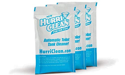 Hurriclean - HC-MO48 Deluxe 3-Pack New and Improved Automatic Toilet Tank Cleaner No Scrubbing