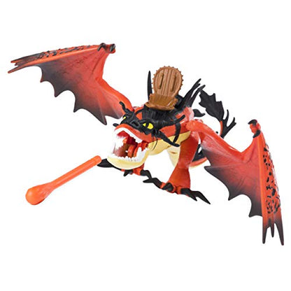 Dreamworks Dragons, Hookfang and Snotlout, Dragon with Armored Viking Figure, for Kids Aged 4 and Up