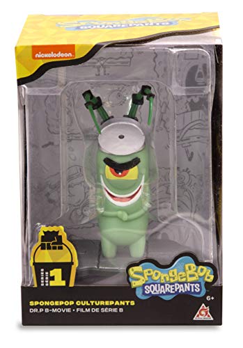 Alpha Group Spongebob Squarepants, Spongepop Culturepants, 4.5” Collectible Vinyl Figure, B-Movie Dr. Plankton