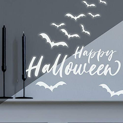 RoomMates RMK4688SCS Halloween Trick Or Treat Glow In The Dark Peel and Stick Wall Decals