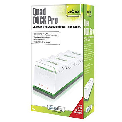 dreamGEAR Xbox 360 Quad Dock Pro (white)