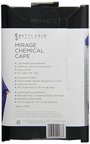 Betty Dain Signature Mirage Chemical-proof Coloring/Styling Cape, Purple