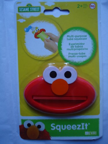 Sesame Street Elmo Multi-Purpose Tube Sqeezer, Toothpaste SqueezIt